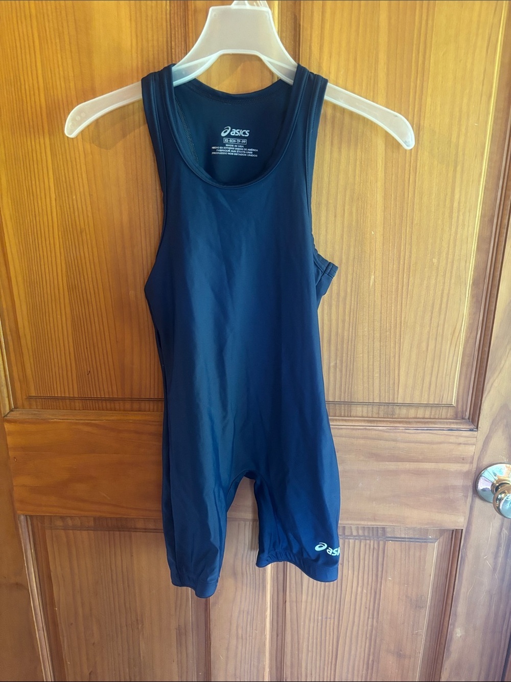 ASICS Men's Dark Navy Racing Swim Singlet